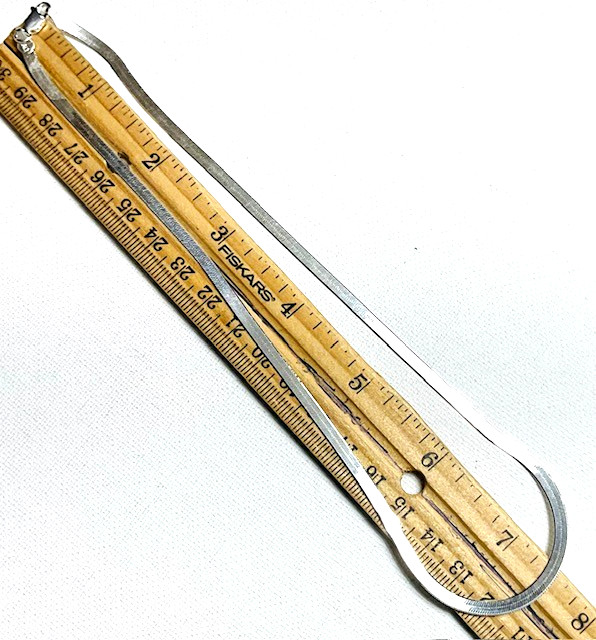 Sterling Silver 16" 3.5mm Italian Herringbone Chain Necklace