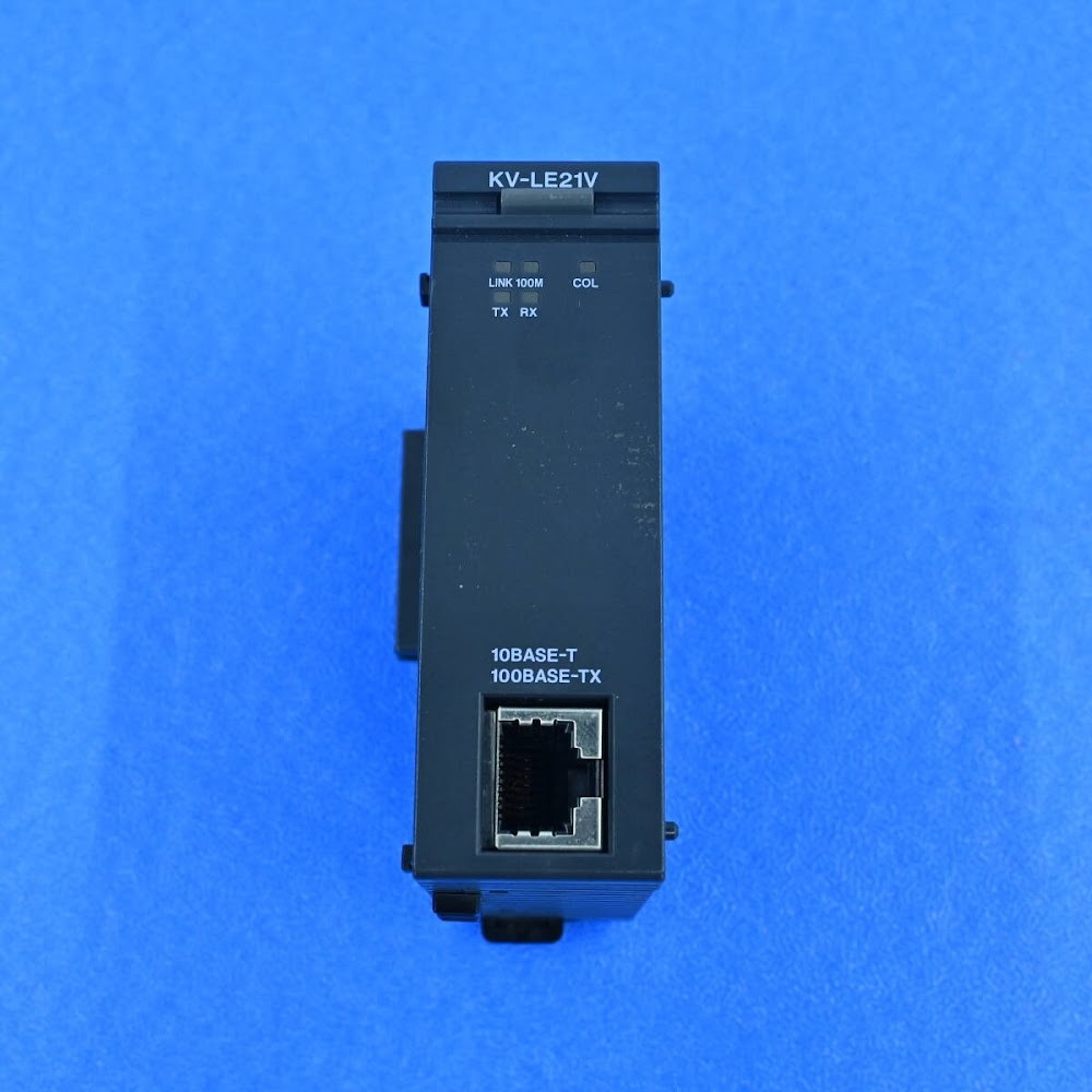 KEYENCE KV-LE21V PLC Expansion Module Operation Guaranteed USED