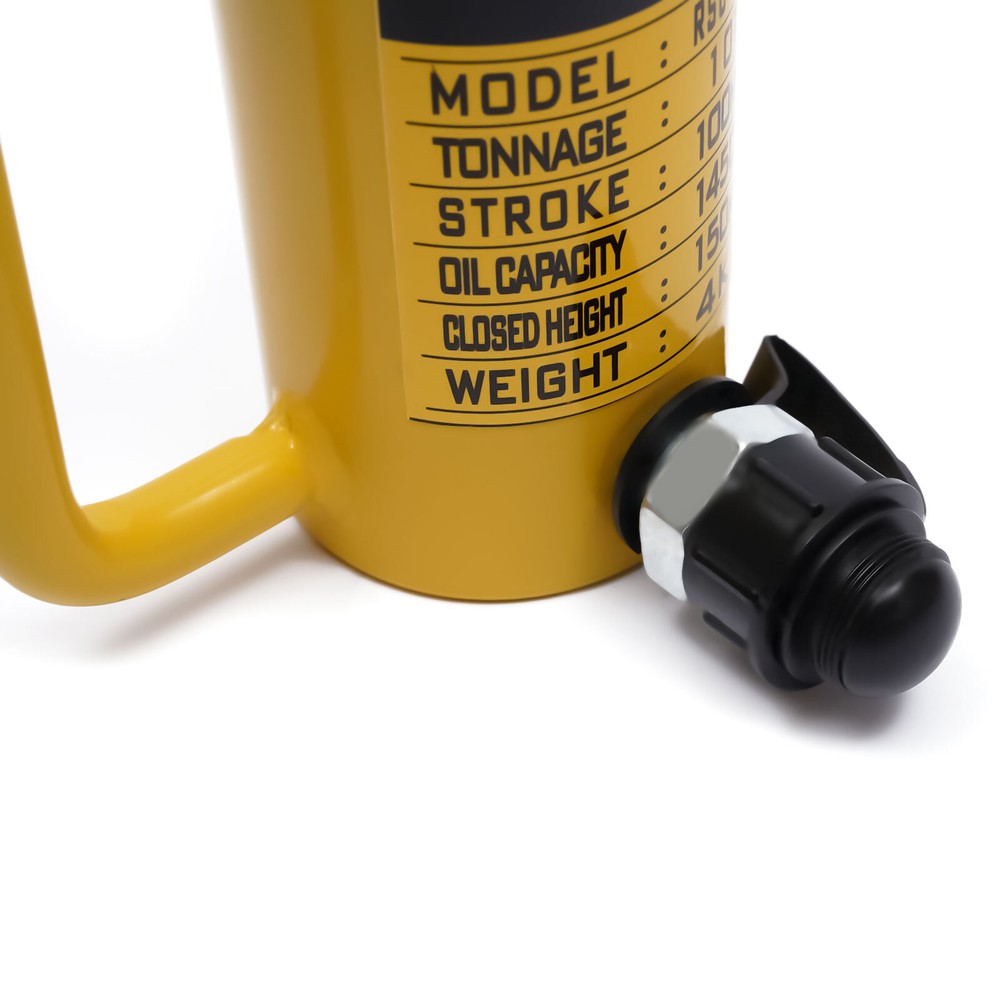 10 Ton Hydraulic Cylinder Jack Single Acting 4" Stroke Solid Hydraulic Ram Jack