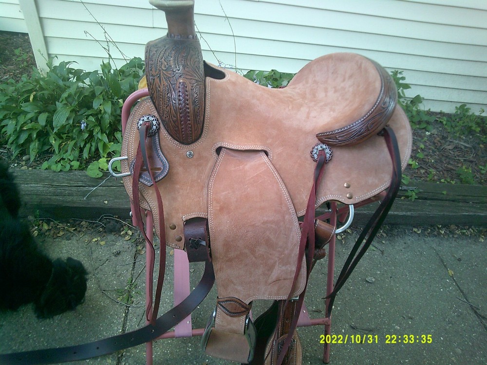 15 inch roping saddle No Name