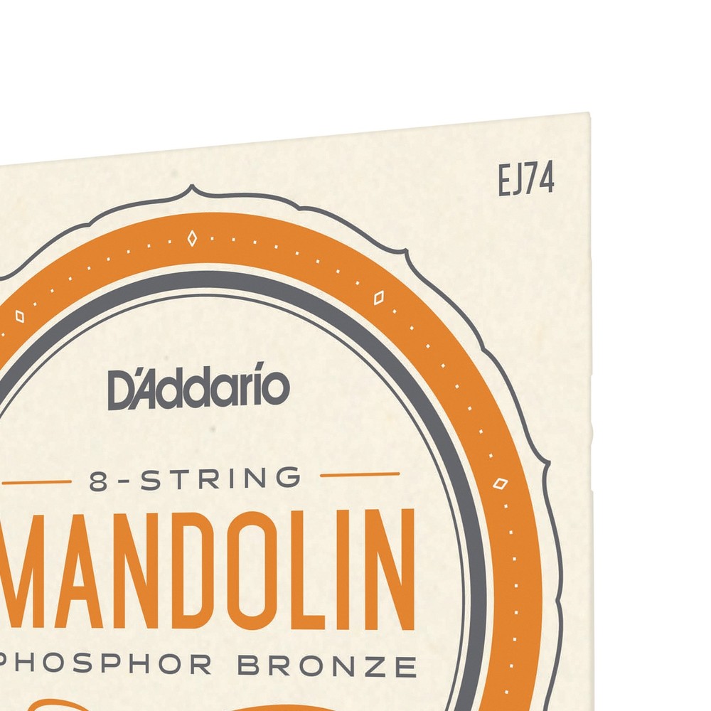 D'Addario EJ74 Mandolin Strings, Phosphor Bronze, Medium 11-40 EJ74