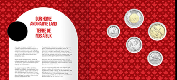 2026 Canada O Canada Gift Mint Set. Five UNC Coins Mint Set