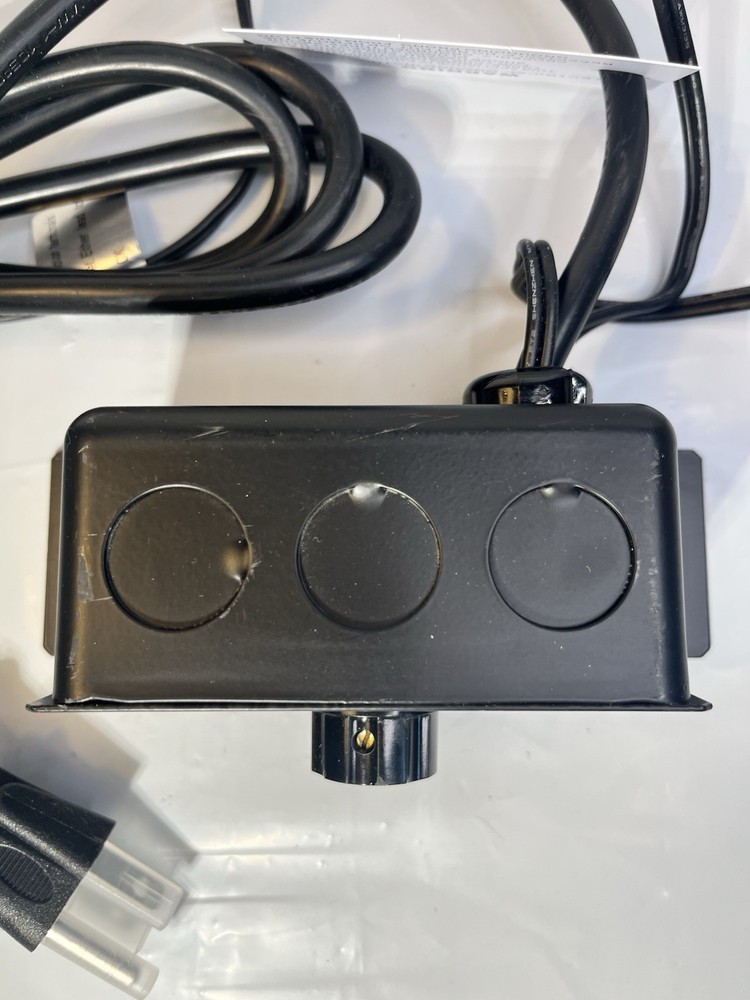 Electric Fan Speed Controller Variable Control Box 3-Prong Plug Adjustable