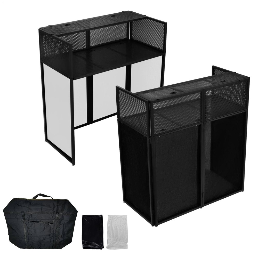 DJ Facade Booth with Flat Panel, Portable DJ Facade with Scrim
