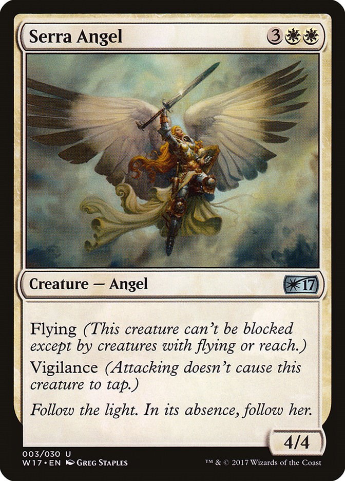 Serra Angel Welcome Deck 2017 3 MTG LP