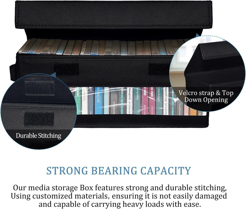 CCidea CD Storage Boxes - Pack of 2 Cases - 14" 2 Pack, With Visual Window