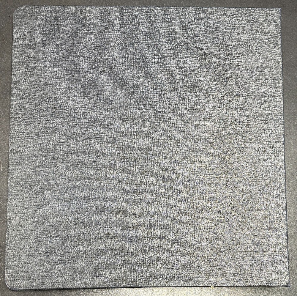 Vintage Navy Blue Stamp Binder/Album, Empty