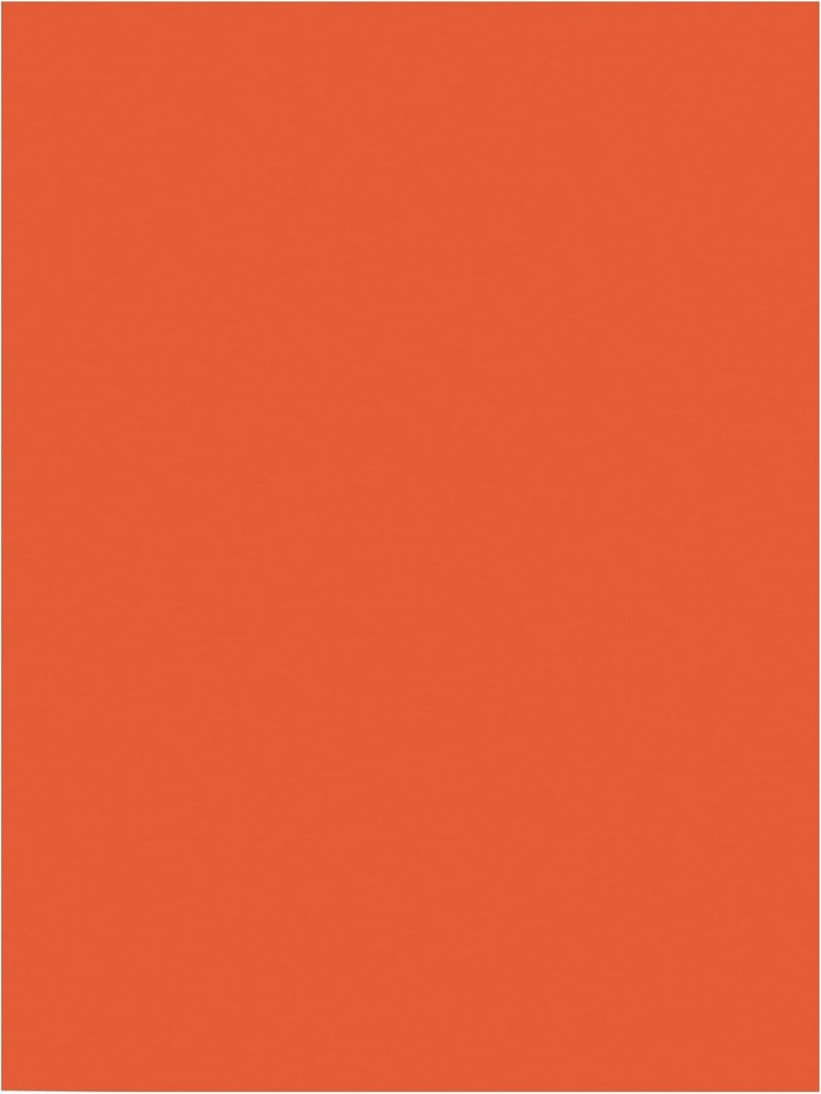 (Formerly Sunworks) Construction Paper, Orange, 9" X 12", 50 Sheets