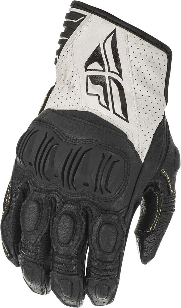 Fly Racing Street Brawler Gloves (SMALL) (BLACK/WHITE)