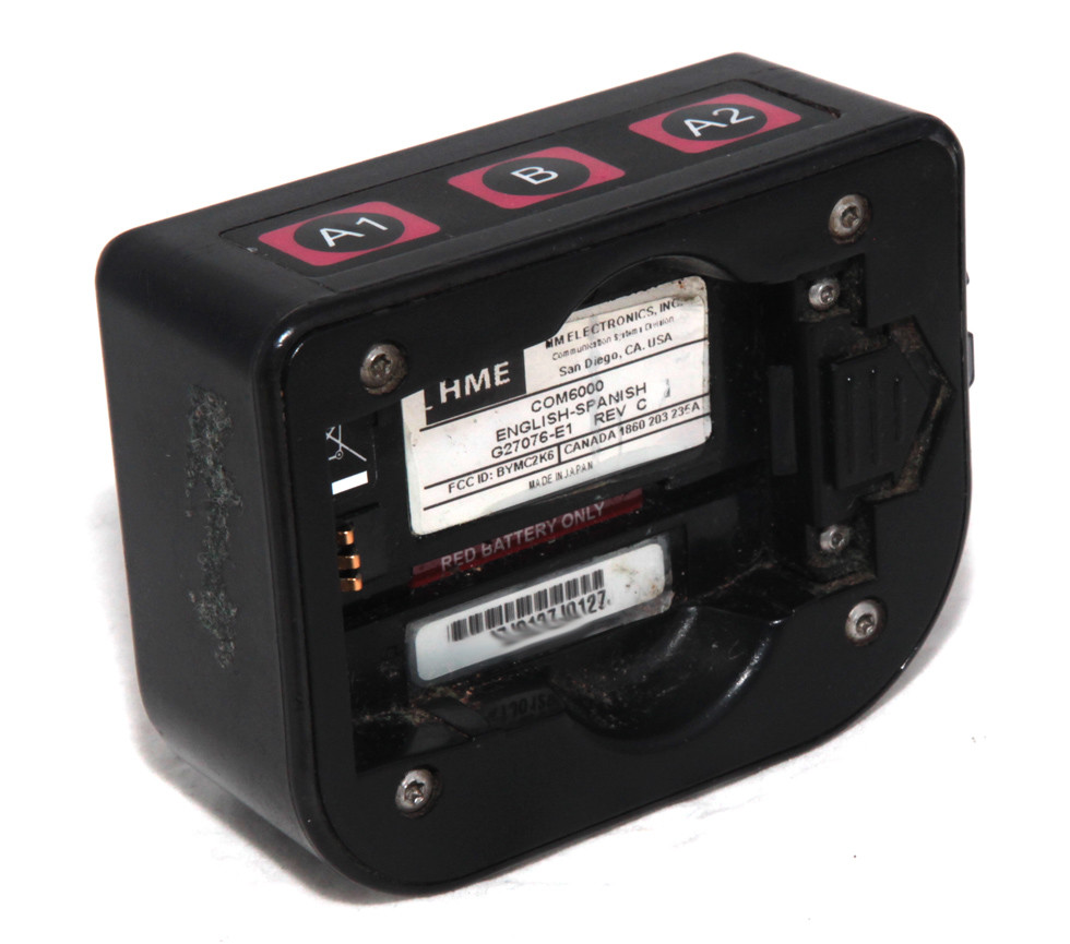 HME COM6000 Belt Pack Beltpac Wireless Drive Thru Intercom For Base 6000, 6100