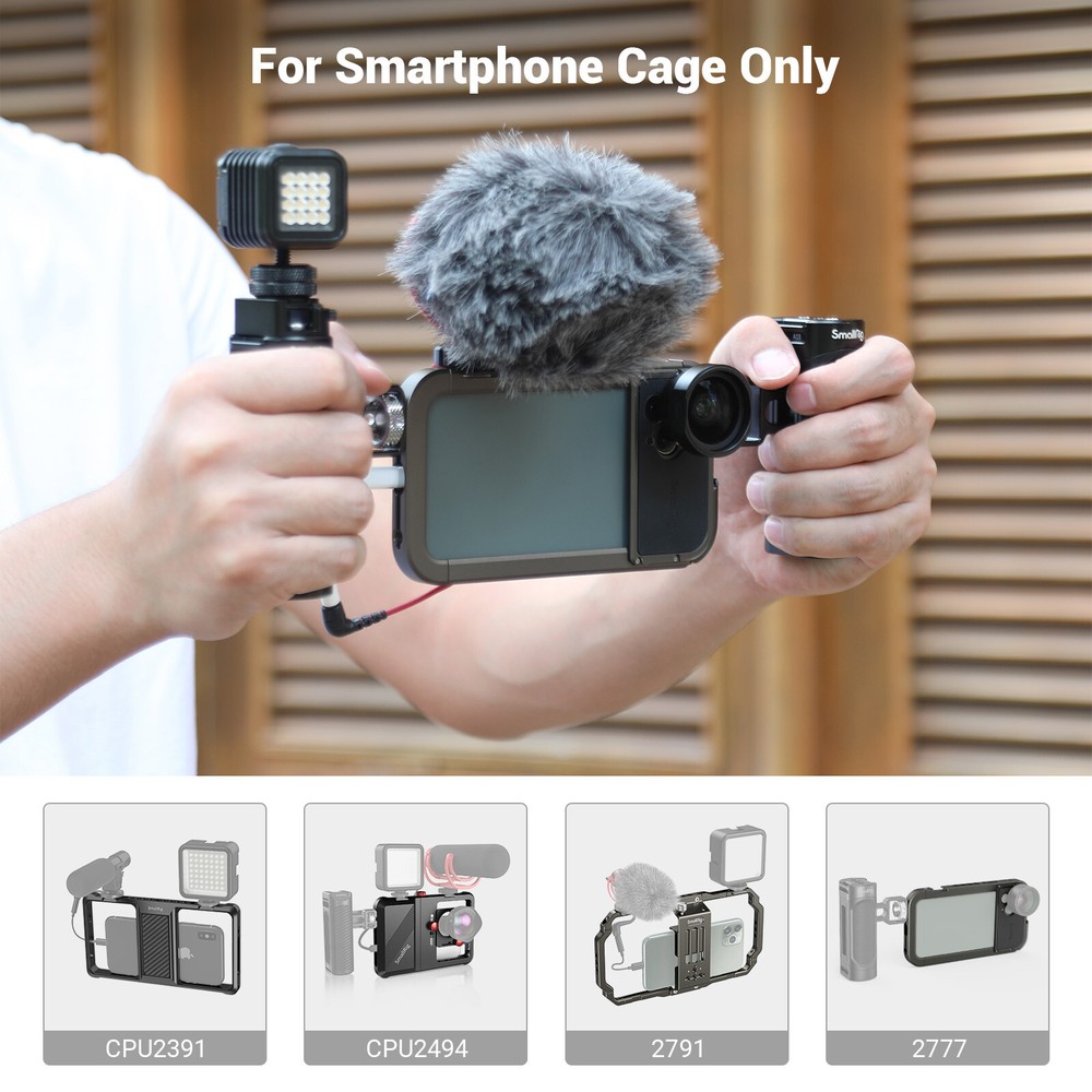 SmallRig Side Handle for Smartphone Cage Video Rig Lightweight 1/4 Threads -2772