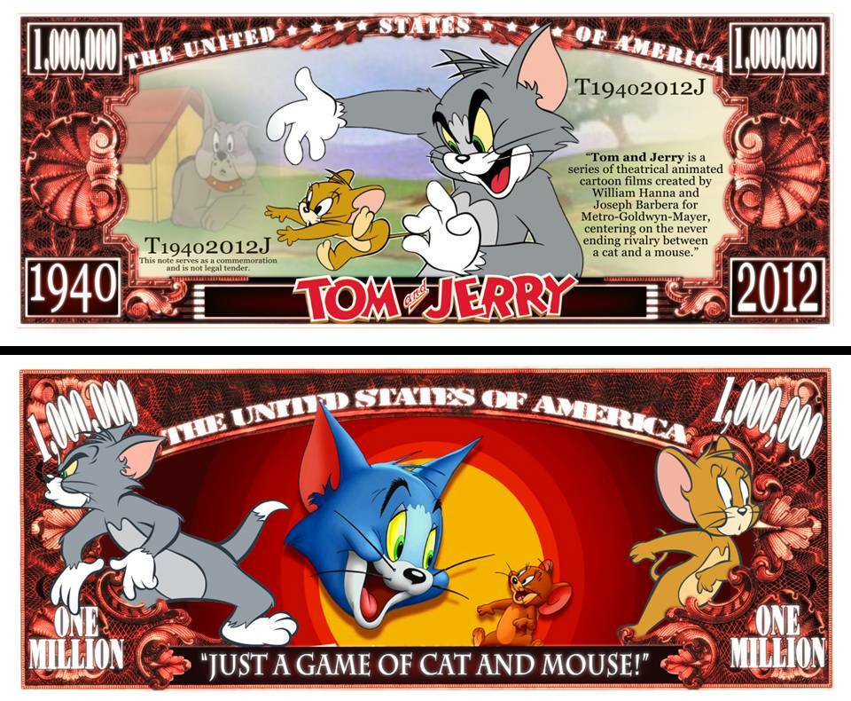 OUR TOM & JERRY NOVELTY NOTE (25 Bills)