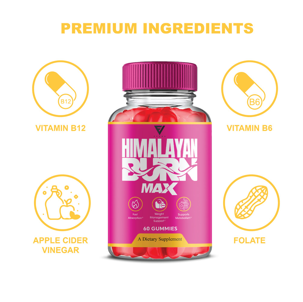 Himalayan Burn Max Gummies, HimalayanBurn Advanced Gummy (60 Gummies)