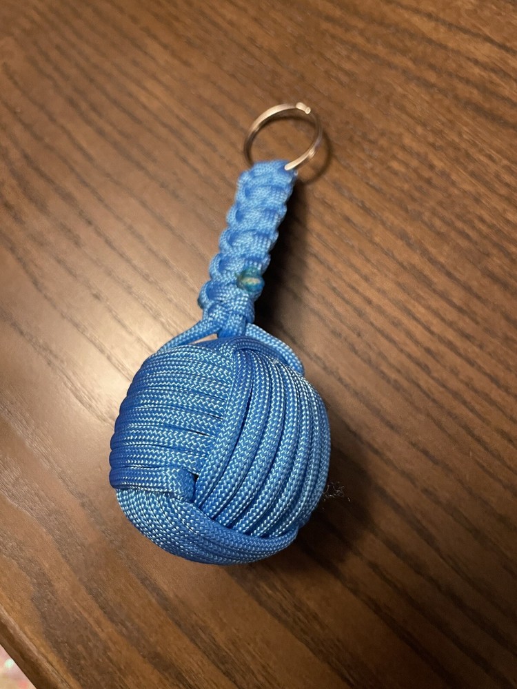 Floating Boat Key Chain Ocean Blue