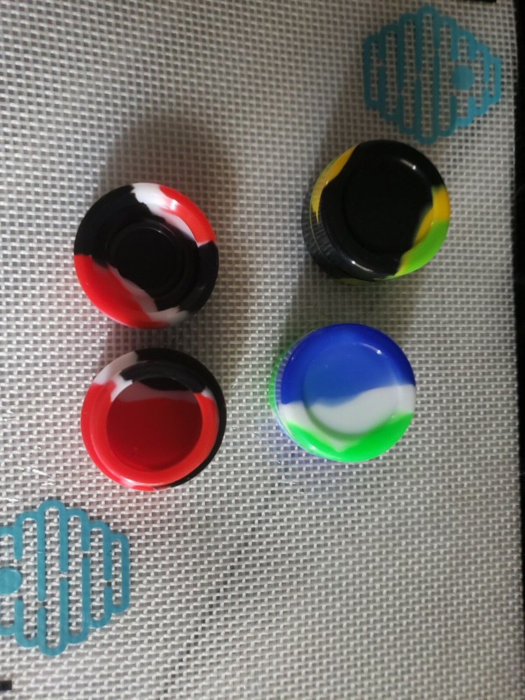 (10) 5ml Non-Stick Silicone Containers