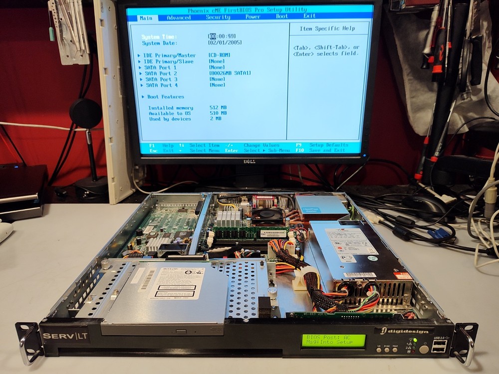 DigiDesign SERV|LT DigiDelivery Rackmount Server LT MS-9218 Server MS-9618