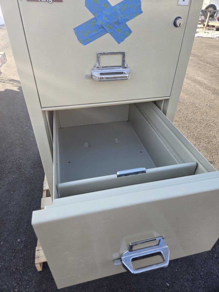 FireKing 4-Drawer File Cabinet Fire Resistant with Key Lock