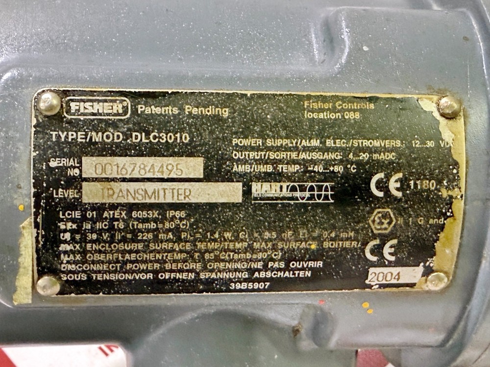Fisher Fieldvue Digital Level Controller / Positioner DLC3010 1 pcs #1