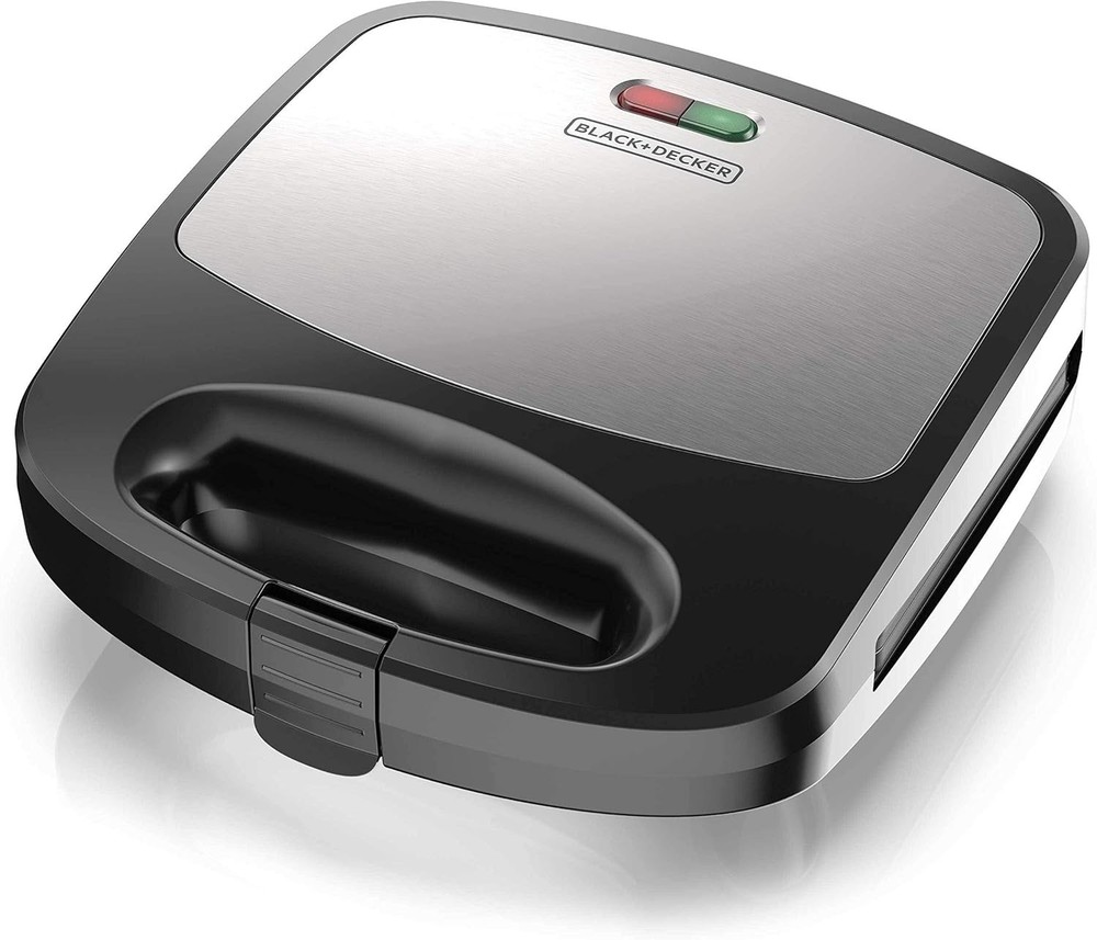 Electric Non-Stick Belgian Waffle Maker with Removable Plates for Breakfast