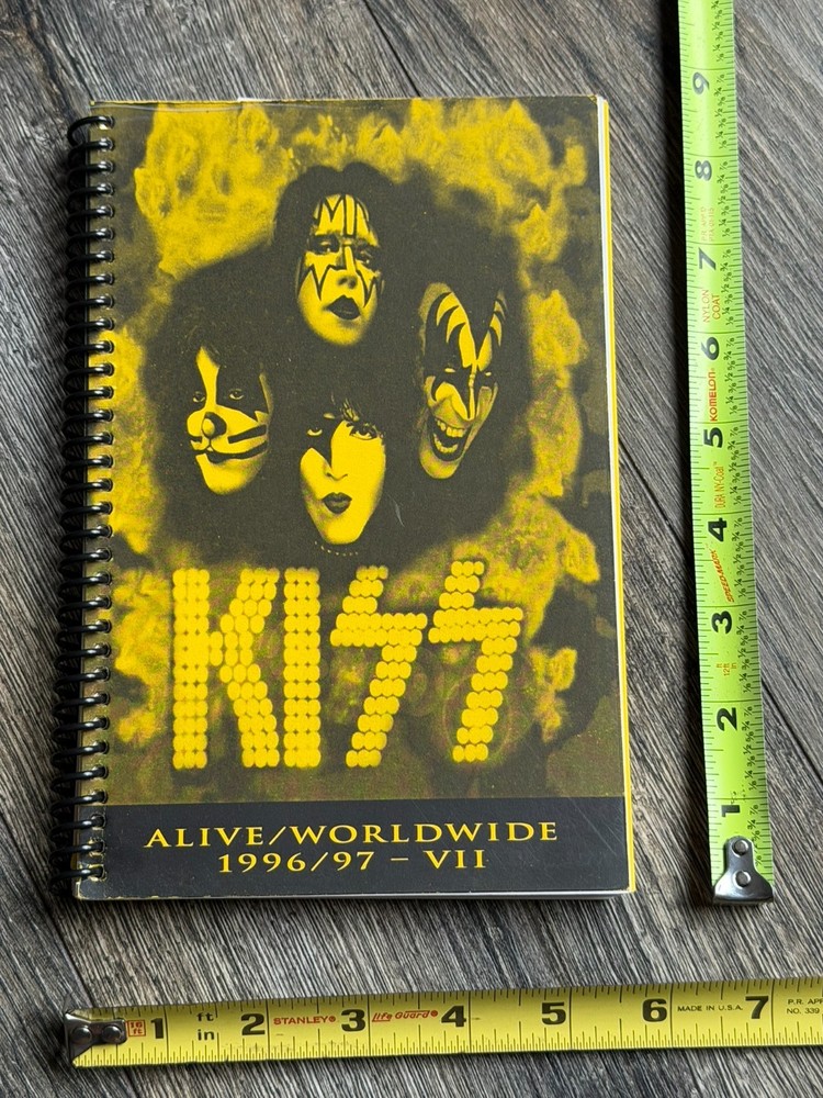 KISS Program Tour Itinerary Book 7 Alive Reunion Concert Tour May-July Vintage