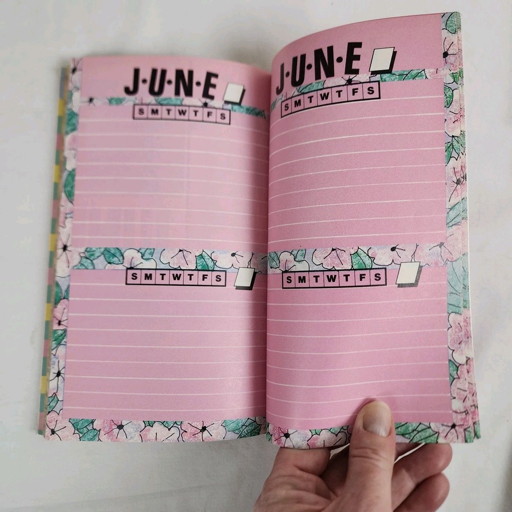 Vintage Gitano Diary Notebook Date Keeper Schedule Address Book Assignments 1989