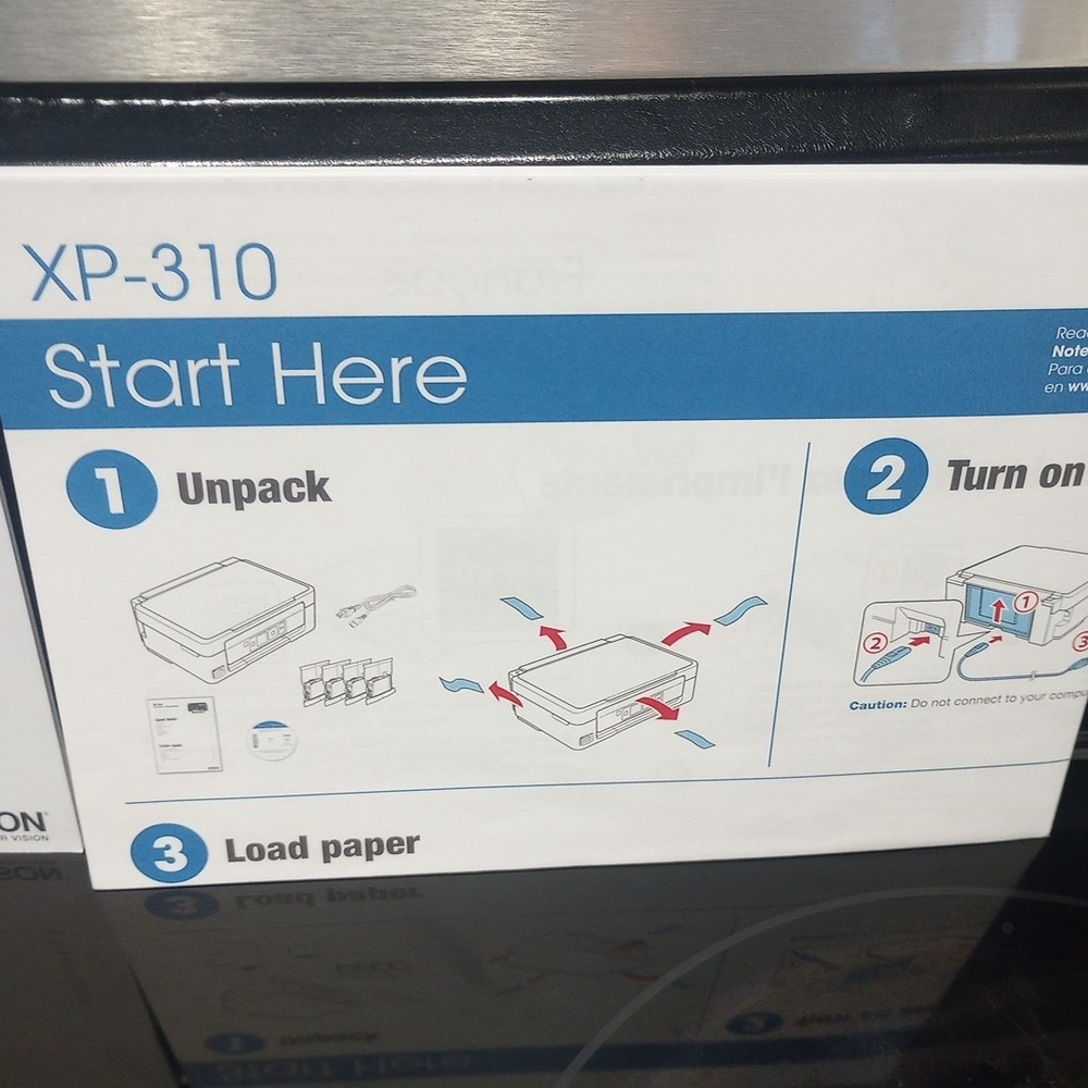 Epson XP-310 Small-in-One Printer Manuals, Quick Guide & Software CD Disc Driver