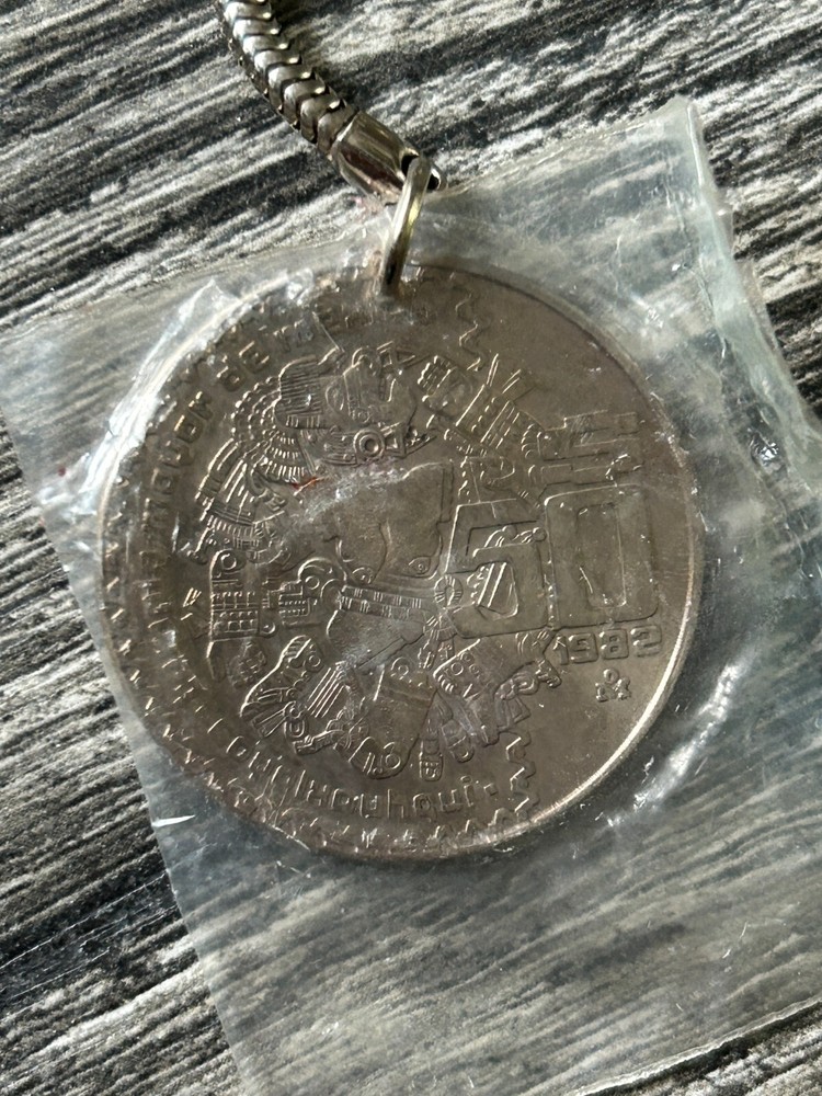 KISS KEYCHAIN Etched Coin I Was There Alive Reunion Tour Mexico '97 Vintage Kiss