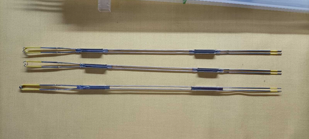 9pc Laparoscopic Urology Loop Electrodes Double Stem Working Element Bipolar