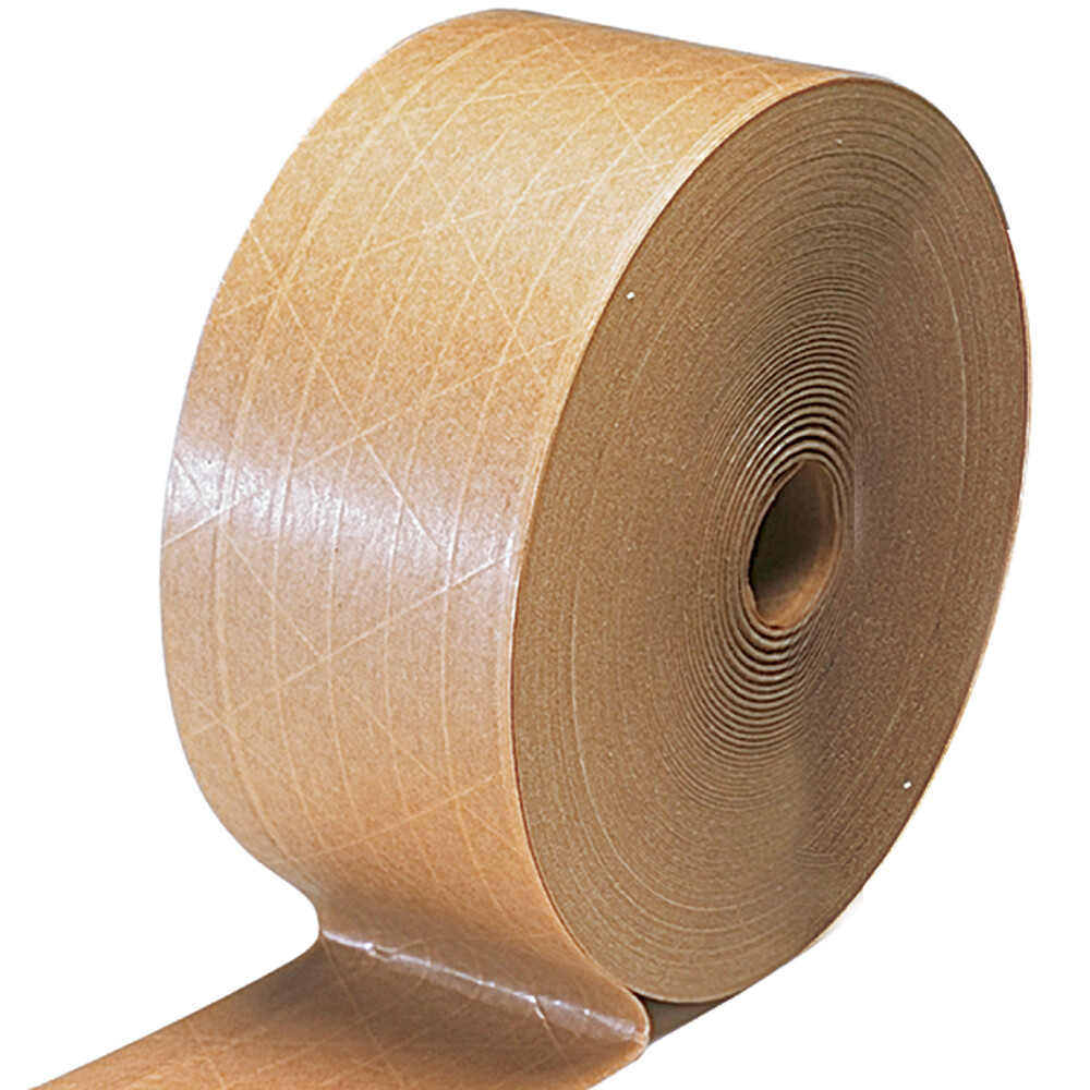 10 Rolls 72 mm 450 ft Reinforced Kraft Gummed Paper Tape  Industrial Grade