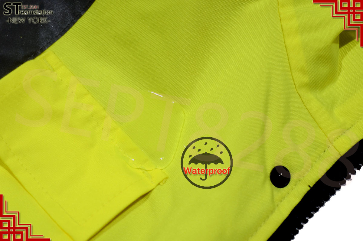 Hi-Vis Insulated Safety Bomber Reflective Jacket Coat Road Work Fleece Lining