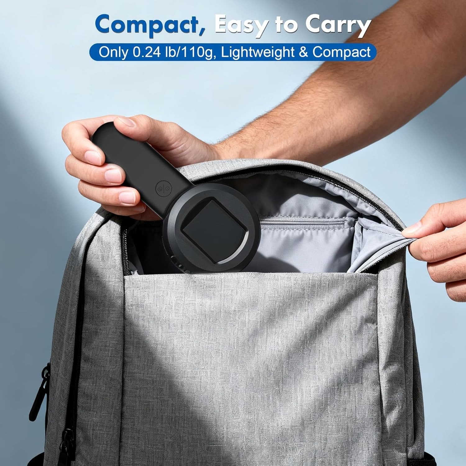 Digital Handheld Microscope for Kids Adults - 100x Mini Coin Magnifier with L...