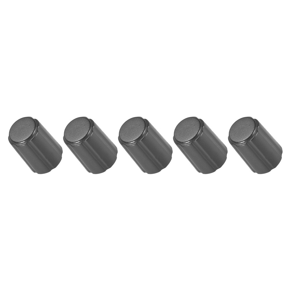 Potentiometer Control Knob Insert Shaft Switch Knobs 11.5x15mm/ 6mm/Black / 5Pcs