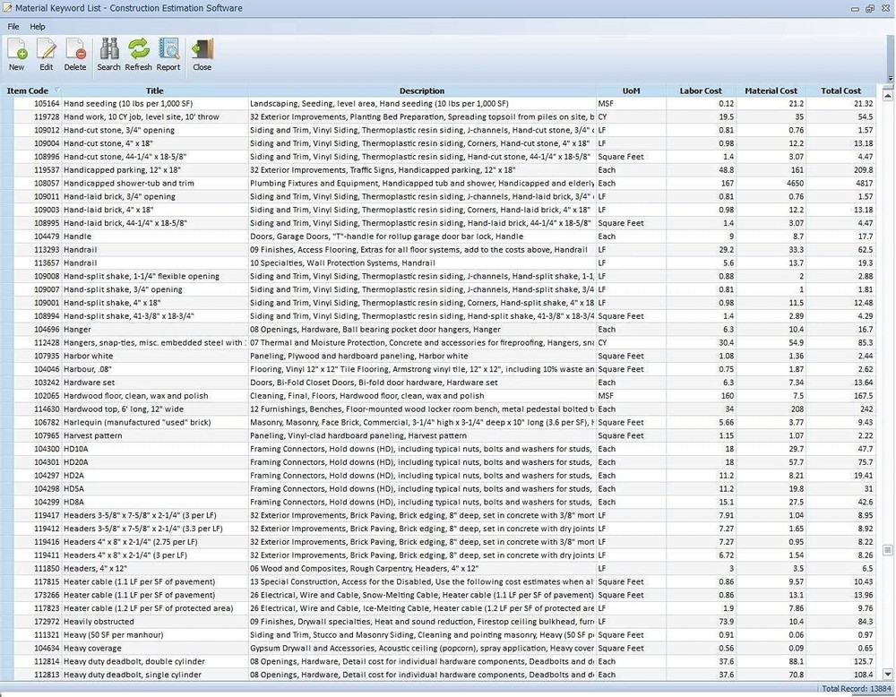 Construction Management Estimating Software Multiuser Edition RSMeans Data Tool