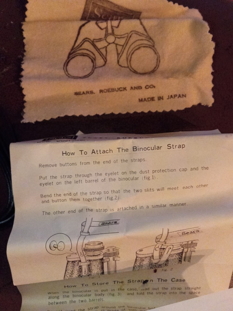 Sears Vintage Binocular Straps