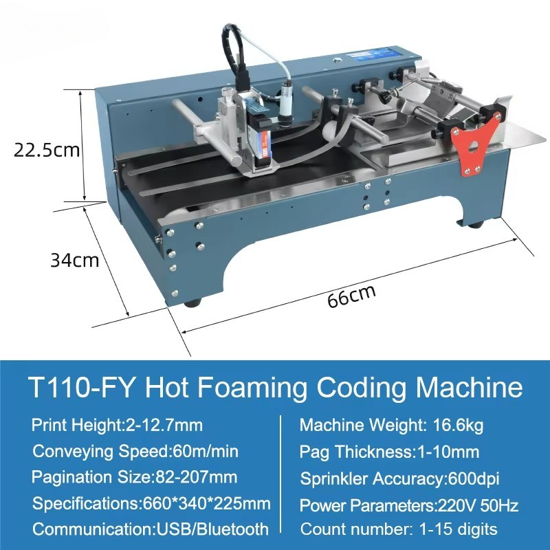 Mini online pagination inkjet printer prints expiration date, batch number