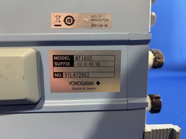 Yokogawa WT1800/WT1802 Precision Power Analyzer DC-5MHz
