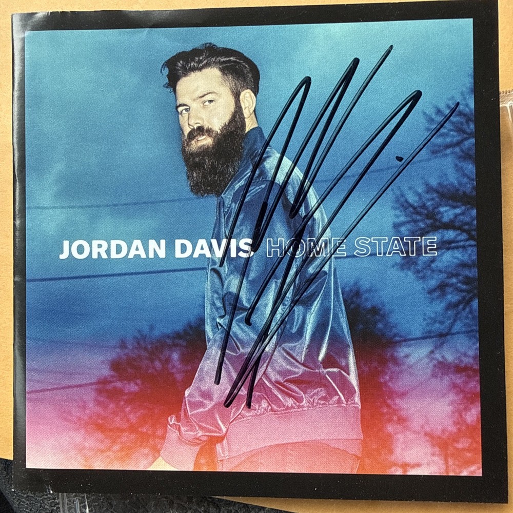 Jordan Davis autographed signed CD booklet cover Complete.