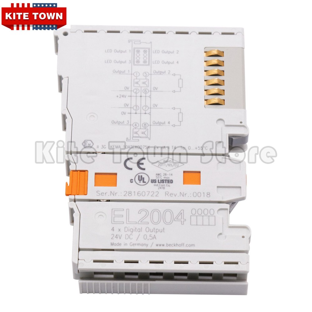 New In Box BECKHOFF EL2004 PLC Modules Fast Ship KT