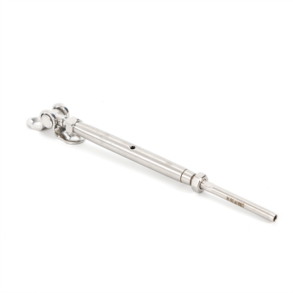 50 Pack T316 Stainless Steel Tensioner Set for 1/8" Cable Railing w/ Deck Toggle