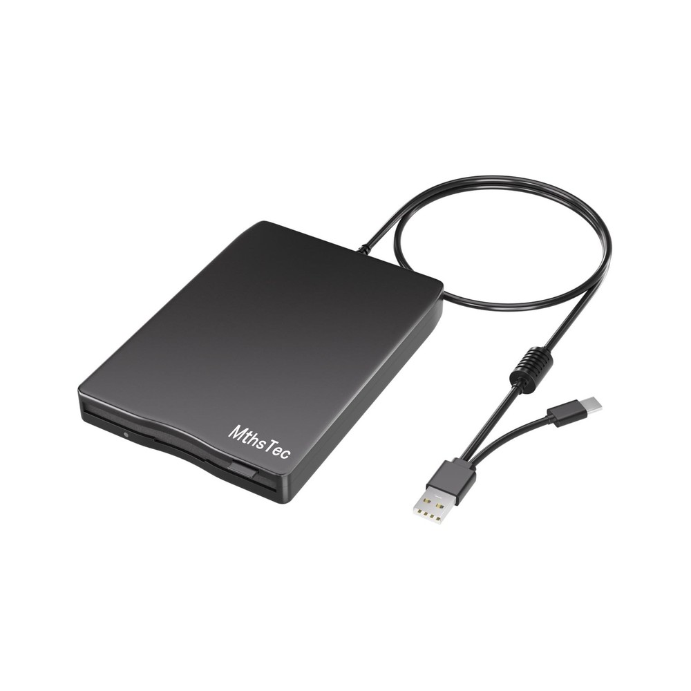 USB Floppy Drive, External 3.5" USB & Type-C External Floppy Disk Drive Porta...