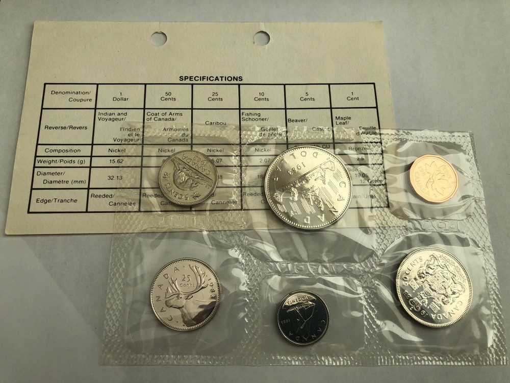 1983 Canada Proof Like Set RCM Envelope & COA Included