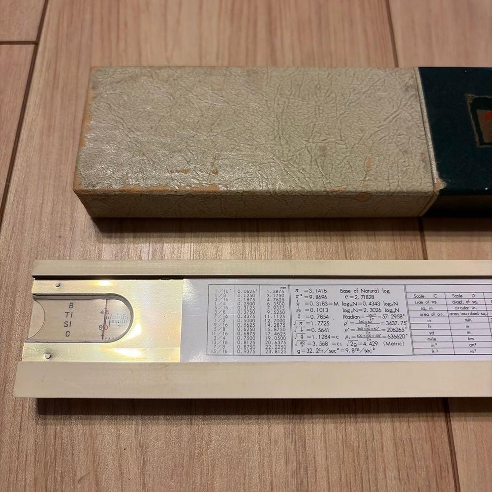 HEMMI calculator slide ruler model 2662 #0df065