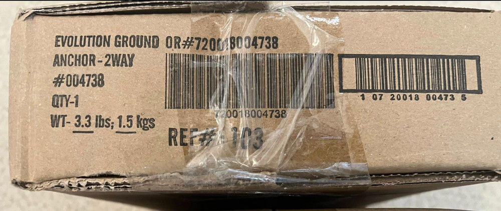 Kryptonite 004738 Evolution Ground Anchor High Security Anti Theft Floor or Wall