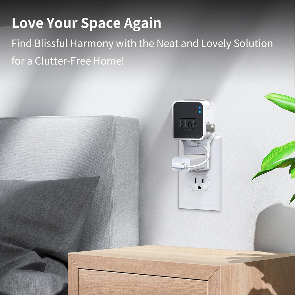 256GB USB Flash Drive & Wall Mount for Sync Module 2 with Short Cable (1 Pack)