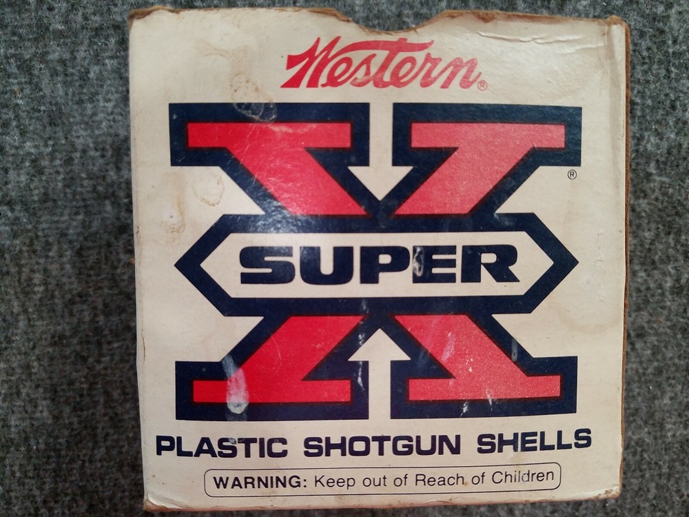 Western Super X Plastic Shotgun Shells EMPTY BOX ONLY Vintage