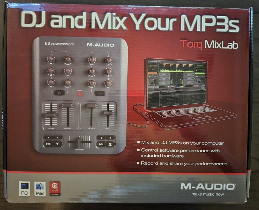 M-AUDIO TORQ MIXLAB MIX LAB DIGITAL DJ SYSTEM