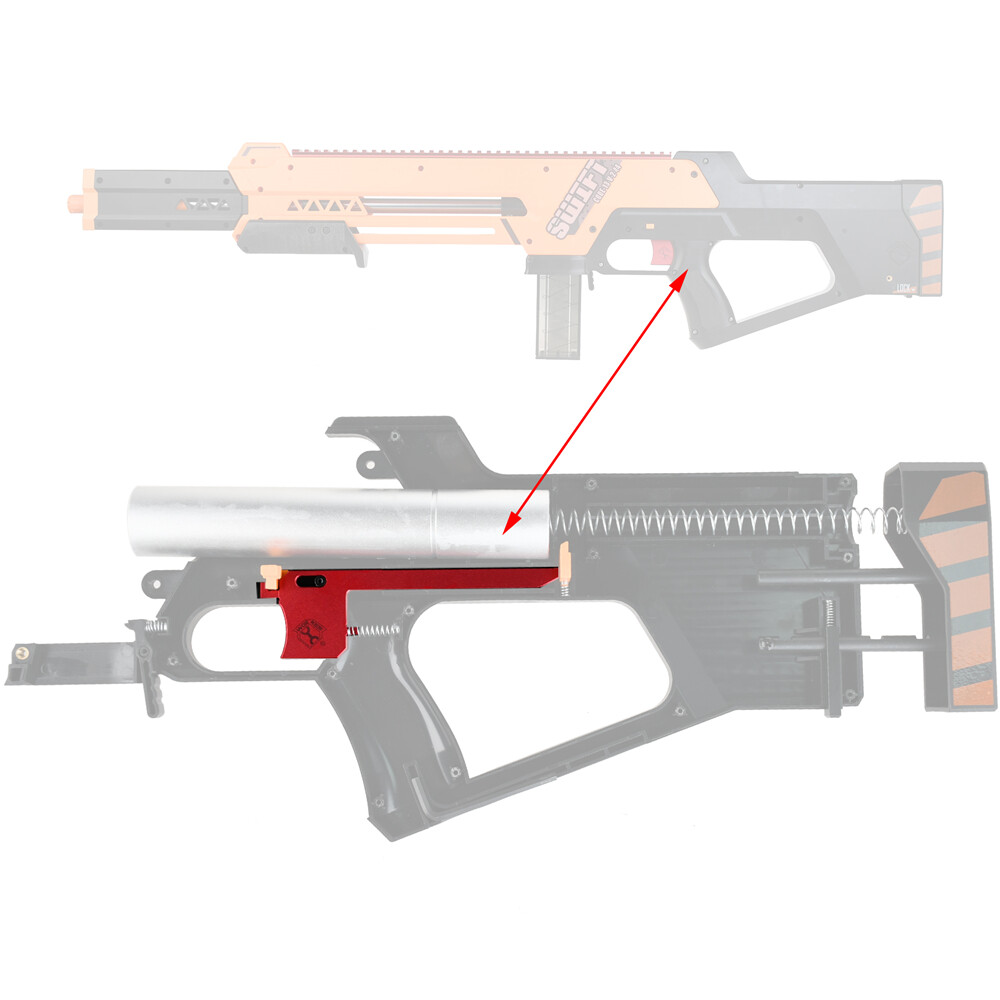 WORKER MOD Release Part aluminum alloy for Swift Blaster