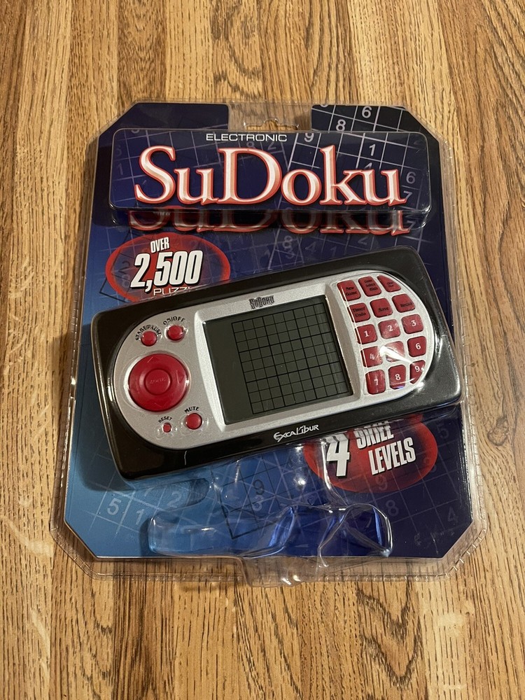New Electronic Handheld SuDoku Game with 2500 Puzzles