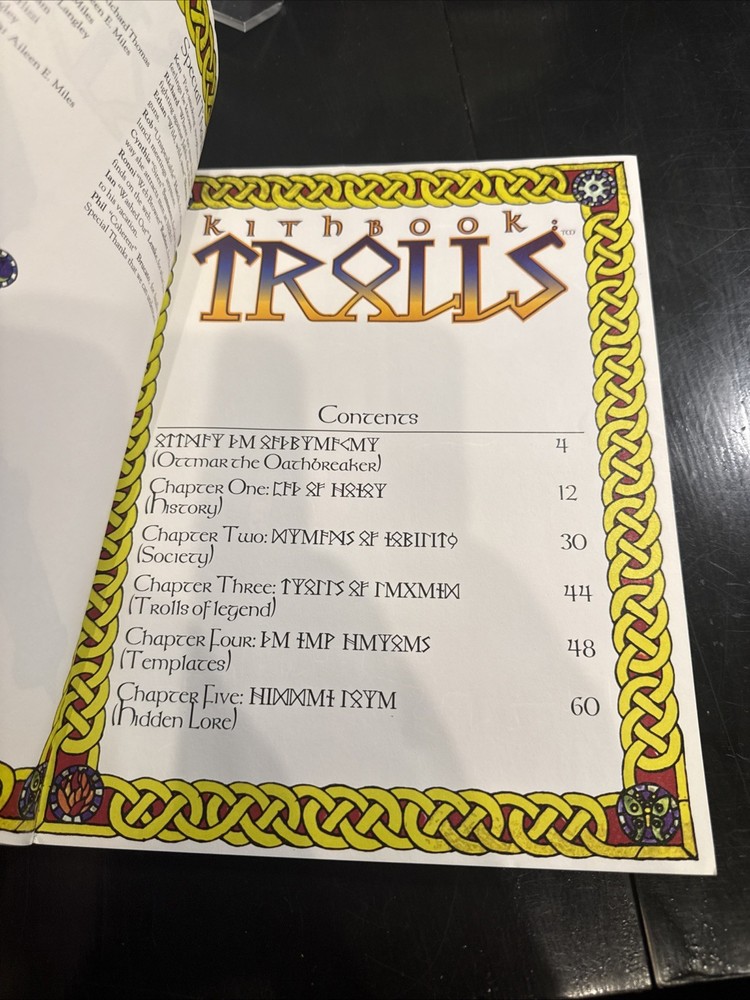 Changeling the Dreaming Kithbook Trolls