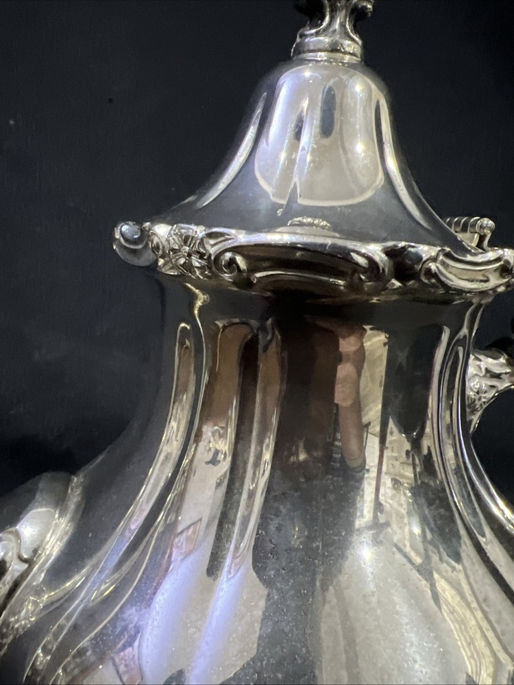 Silver Plated Tea And Coffee Kettle